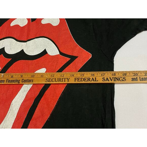 Vintage 1989 Rolling Stones Tour T-Shirt – Size Large, Single Stitch Made in USA - Picture 4 of 15